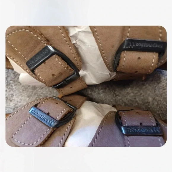 Romika Brown Leather Adjustable Open Toe Sandals Size 39 - Picture 8 of 8